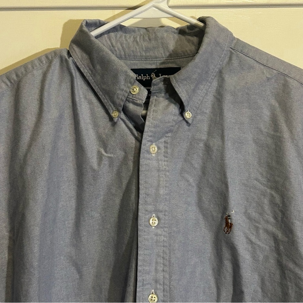 Ralph Lauren Blake Mens XL Short Sleeve Button Down Cotton Size XL Shirt